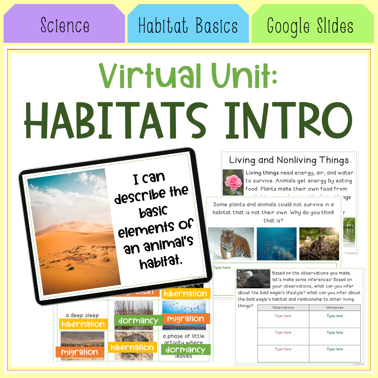 Habitats Flip Books - Elementary Nest